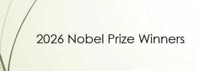 2026 Nobel Prize Winners