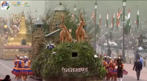 Tableau of Uttarakhand during Republic Day Parade 2023